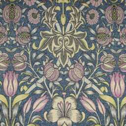 Custom Made William Morris Lily & Pomegranate Jewel Blackout/Lining Curtains 3