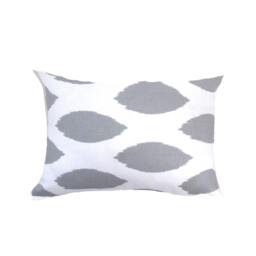 "Gray Pillow.gray Ikat Pillow Cover. Grey Pillow..16"", 17"", 18"", 20"" 24"" 26" - thumbnail 2