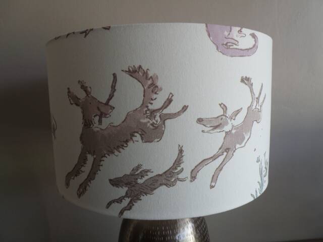 Osborne & Little Quentins Menagerie Fabric Lampshades 20cm, 30cm & 40cm Diameter - image 1