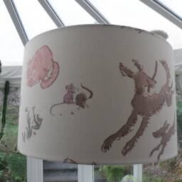 Osborne & Little Quentins Menagerie Fabric Lampshades 20cm, 30cm & 40cm Diameter - thumbnail 4