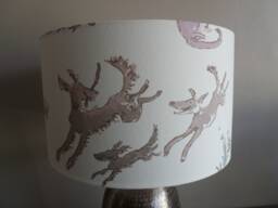 Osborne & Little Quentins Menagerie Fabric Lampshades 20cm, 30cm & 40cm Diameter - thumbnail 1