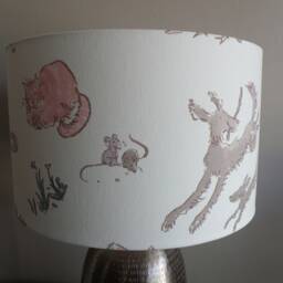 Osborne & Little Quentins Menagerie Fabric Lampshades 20cm, 30cm & 40cm Diameter - thumbnail 3