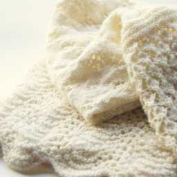 Alpaca Baby Blanket Cream Hand Knitted, Ready To Ship, Neutral Boy Girl, Baby Shower Gift, Photo Prop, Heirloom Wrap, New Newborn - thumbnail 3