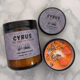 Cyrus Candle - The King Of Tulan Woven Kingdom Inspired Tahereh Mafi Bookish Fantasy Romance Gift Dark Romantasy - thumbnail 4