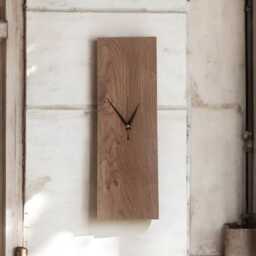 Unique Wood Look Wall Clock 45cm - thumbnail 3