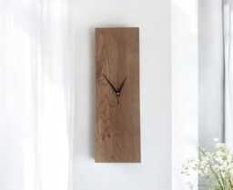 Unique Wood Look Wall Clock 45cm - thumbnail 1