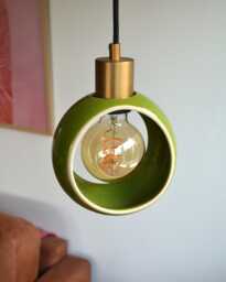 The Broegaard Lamp Handmade Ceramic 70's Style Lamp