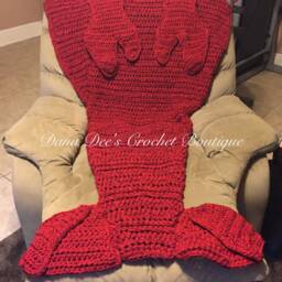 Thick & Fluffy Crawfish/Lobster Blanket Pattern - thumbnail 4