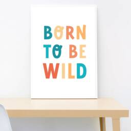 Lion & Volcano Nursery Print Set Personalized Kids Wall Art - thumbnail 2