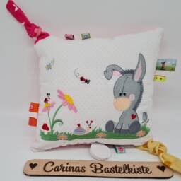 Musical Toy, Donkey, Baby Musical Toy With A Requested Melody, Personalized Pillow, Birth Gift, Pillow Name - thumbnail 2