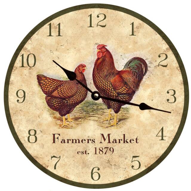 Chicken Clock - Personalized & Rooster Clock - image 1