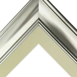 Scandi Vintage Silver Picture Frame With Light Grey Mount - thumbnail 3