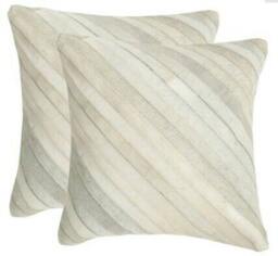 Raw Leather Argentina - Free Shipping Cowhide Patchwork Cushions Handmade 22