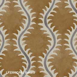Linen Upholstered Coffee Table Ottoman Footstool - The Katherine Linwood Helter Skelter - thumbnail 4