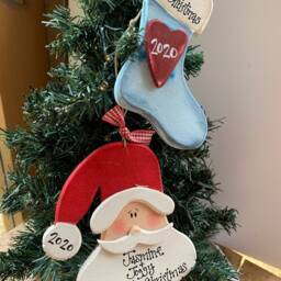 First Christmas Bauble - Personalised Decoration, Tree Decoration Stocking Filler Gift - thumbnail 2