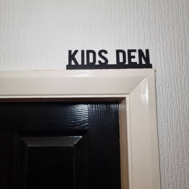 Kids Den Door Topper, Shelf Decor, Wall Quirky Home Interior Gift, Door Decoration - image 1