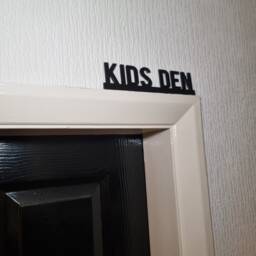 Kids Den Door Topper, Shelf Decor, Wall Quirky Home Interior Gift, Door Decoration - thumbnail 2