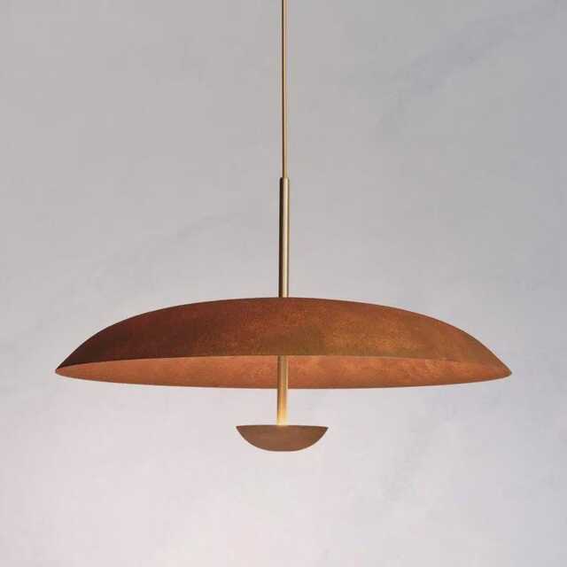 1950S Mid Century Vintage Rusted Brass Modern Style Sputnik Chandelier/ Kalmar Stilnovo Style/ Chandelier Italian - image 1