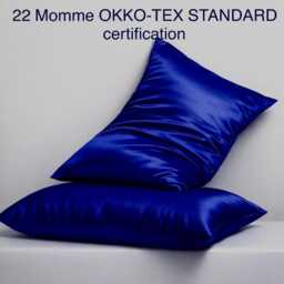 Silk Pillowcase For Men - 22 Momme Mulberry - Queen Envelope Closure Cooling, Minimal Bedding - thumbnail 3