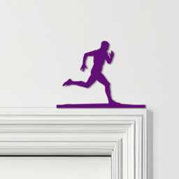 Door Topper Running Man Athletics Various Colours Top Of Decorative Sign - Novelty Wall Decor, Frame Art, Art - thumbnail 4