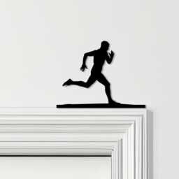 Door Topper Running Man Athletics Various Colours Top Of Decorative Sign - Novelty Wall Decor, Frame Art, Art - thumbnail 1