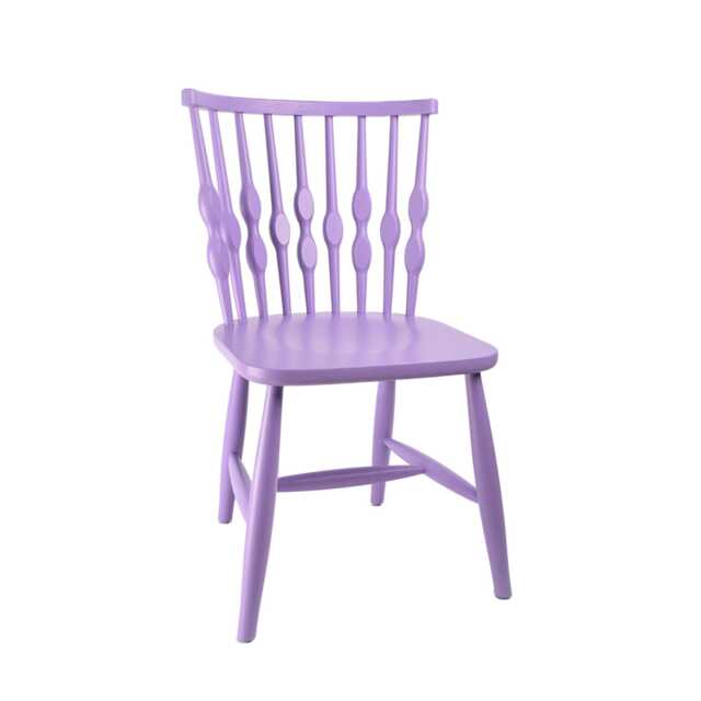 Solid Wood Nub Bubble Kitchen Dining Chair Painted in Farrow & Ball Colours - image 1