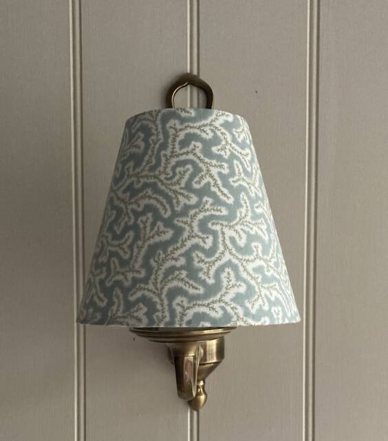 Ian Sanderson Dulcie Thyme Luxury Candle Clip Lampshade. Bespoke. Handmade. Wall Lights. Chandeliers - image 1