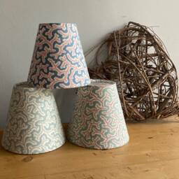 Ian Sanderson Dulcie Thyme Luxury Candle Clip Lampshade. Bespoke. Handmade. Wall Lights. Chandeliers - thumbnail 4