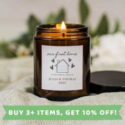 First Home Candle Candles Gift Gifts Card Cards Print Prints A