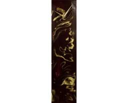 Gold & Maroon Modern Wall Clock Housewarming Gift, Unique Glass Clocks For Living Room Decor, Table Clock New Home Present - thumbnail 1