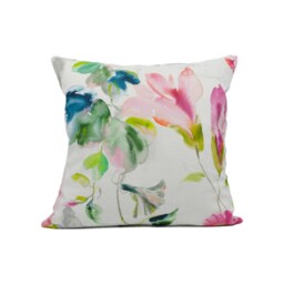 Designers Guild - Japanese Magnolia Fuchsia Watercolour Floral Cushion Cover Handmade Throw Pillow Designer Home D??cor - thumbnail 2