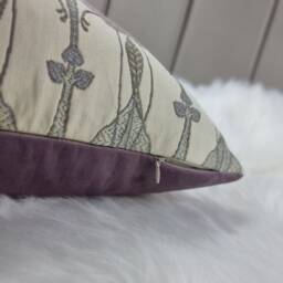 Mackintosh Art Deco Cushion Cover Belle Epoque Rose Pearl/Lilac Lumbar Pillow Sham Charles Rennie Nouveau 1920S Scottish Style - thumbnail 4