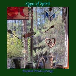 Trinity Heart Shaped Celtic Wood Carving Hearts Belief Home Decor Irish Holy Cedar Wall Hanging - thumbnail 3