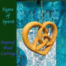 Trinity Heart Shaped Celtic Wood Carving Hearts Belief Home Decor Irish Holy Cedar Wall Hanging - thumbnail 4