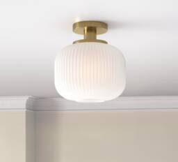 Flush Mount Ceiling Light, Ceiling Lights, Hallway Pendant Light, Round Light, Glass Light, Entryway Light, Glass Pendant Lighting