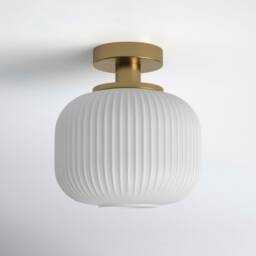 Flush Mount Ceiling Light, Ceiling Lights, Hallway Pendant Light, Round Light, Glass Light, Entryway Light, Glass Pendant Lighting - thumbnail 2