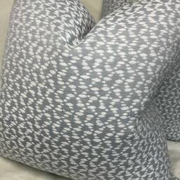 John Lewis & Partners Furnishing Fabric, Blue Cushion Cover, Decorative Pillow, Designer High Quality , Made in UK Sofa Pillowcase - thumbnail 4