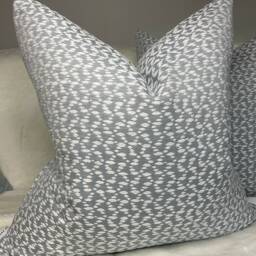 John Lewis & Partners Furnishing Fabric, Blue Cushion Cover, Decorative Pillow, Designer High Quality , Made in UK Sofa Pillowcase - thumbnail 1