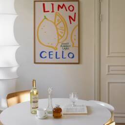 Limoncello Print, Print Wall Art, Summer Kitchen Prints, Home Decor, Italian Inspo, Unframed - thumbnail 2
