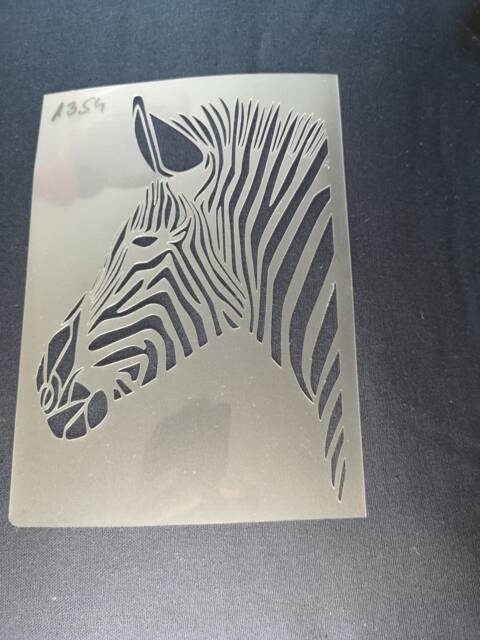 Zebra Stencil, Flexible, Reusable, 125Micron, Wall Decor, Home Decor, Furniture Painting, Card Making, Craft Stencil From Bitofeverythingbyb