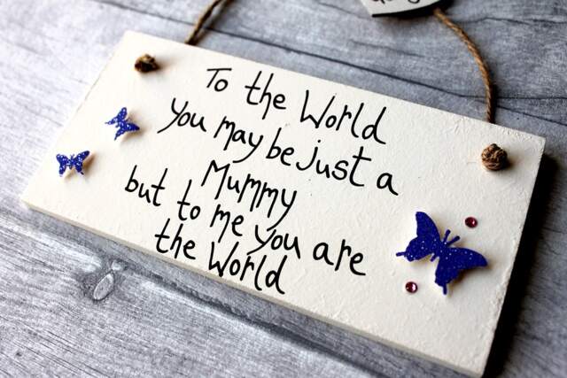 Mom Personalized Plaque - Mommy Plaque -Mum House Sign Mummy Mum Gift For Birthday - image 1