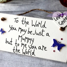 Mom Personalized Plaque - Mommy Plaque -Mum House Sign Mummy Mum Gift For Birthday - thumbnail 3