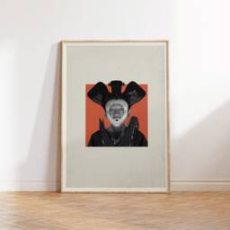 Ghost in The Shell - Movie Poster, Retro, Mid Century Modern, Vintage Art Print, Minimalist - thumbnail 2