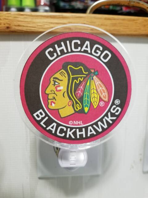 Hockey Team Nightlights - Nhl Handmade With Acrylic Shapes - image 1