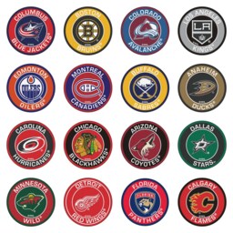 Hockey Team Nightlights - Nhl Handmade With Acrylic Shapes - thumbnail 2