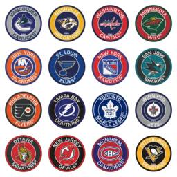 Hockey Team Nightlights - Nhl Handmade With Acrylic Shapes - thumbnail 3