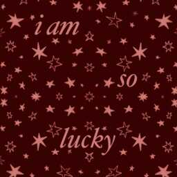 I Am So Lucky Star Art Print - Lucky Girl Home Decor - thumbnail 2