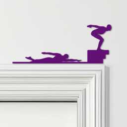 Door Topper Swimming & Diver Various Colours Top Of Decorative Sign - Novelty Wall Decor, Frame Art, Art - thumbnail 4