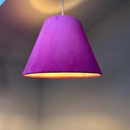 Hot Pink Velvet Coolie Lampshade Empire Hot Pink Ceiling Light Shade - thumbnail 2