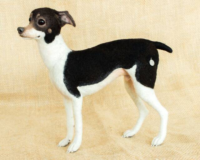 Made To Order Needle Felted Dog Custom Needle Felted Animal Sculpture - image 1